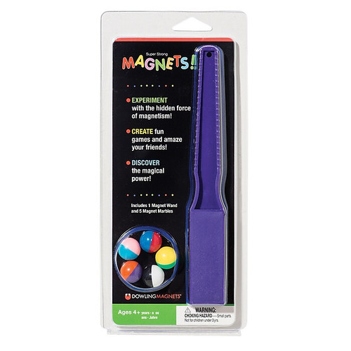 Dowling Magnets Magnet Wand & 5 Magnet Marbles, 3 Sets (DO-736600-3)