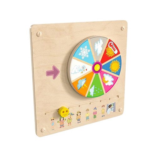 Flash Furniture Bright Beginnings Weather STEAM Wall Activity Board (MK-ME16393-GG)