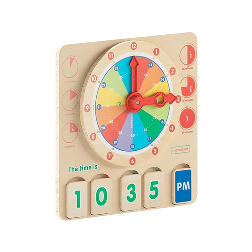 Flash Furniture Bright Beginnings Telling Time Learning Board (MK-MK11145-GG)