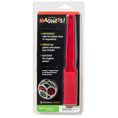 Dowling Magnets Magnetic Wand & 20 Magnetic Counting Chips, 3 Sets (DO-736601-3)