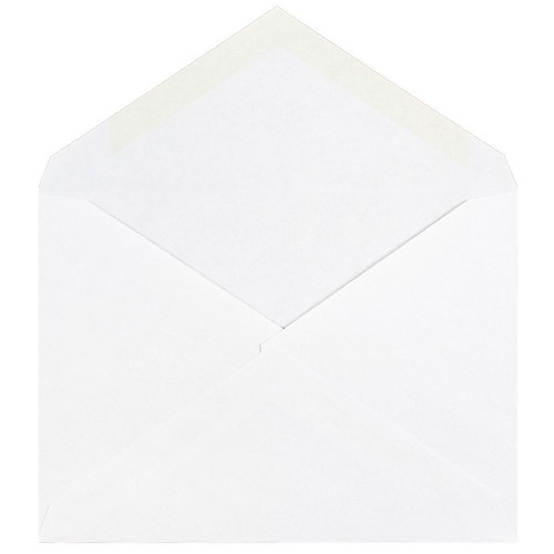 JAM Paper V-Flap A2 Invitation Envelope, 4 3/8" x 5 3/4", White, 1000/Pack (04023206B)