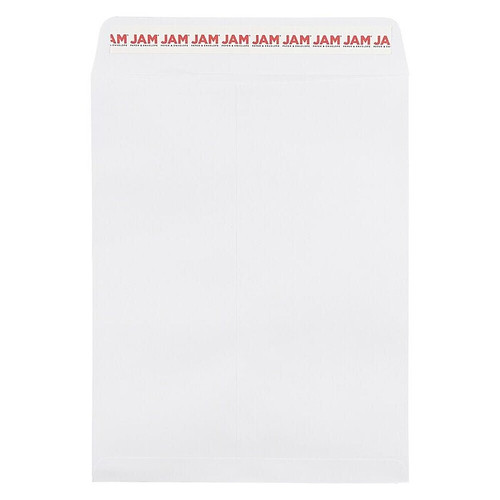 JAM Paper Self Seal Catalog Envelope, 8 3/4" x 11 3/4", White, 100/Pack (356838568D)