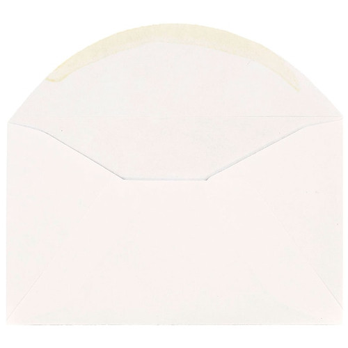 JAM PAPER Gummed 2Pay Mini Envelopes, 2 1/2" x 4 1/4", White, 100/Pack (201215a)