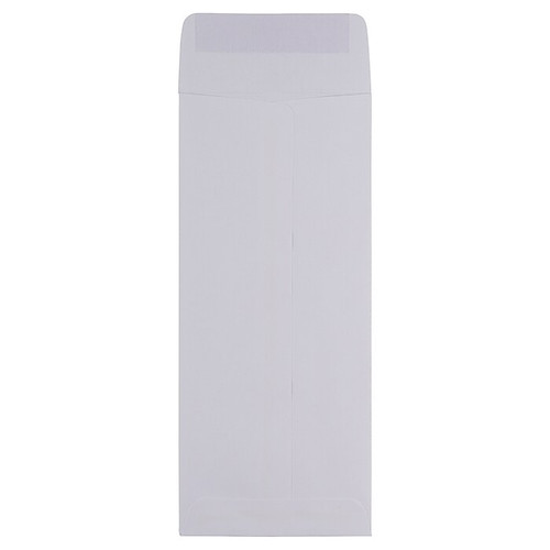 JAM Paper Open End #12 Currency Envelope, 4 3/4" x 11", White, 50/Pack (1623188I)