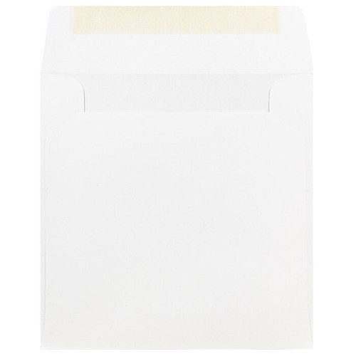 JAM Paper 9 x 9 Square Invitation Envelopes, White, 25/Pack (4232)