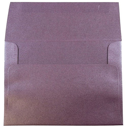 JAM Paper A6 Metallic Invitation Envelopes, 4.75 x 6.5, Stardream Ruby Purple, 50/Pack (GCST654I)