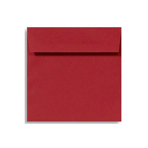 LUX 6 1/2 x 6 1/2 Square Envelopes, 1000/Box, Ruby Red (EX8535-18-1000)