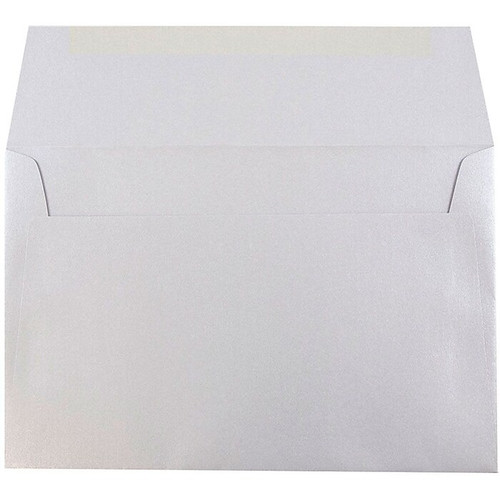 JAM Paper A10 Metallic Invitation Envelopes, 6 x 9.5, Stardream Silver, 50/Pack (SD5390 06I)