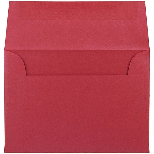JAM Paper 4Bar A1 Metallic Invitation Envelopes, 3.625 x 5.125, Stardream Jupiter Red, 50/Pack (V018247I)