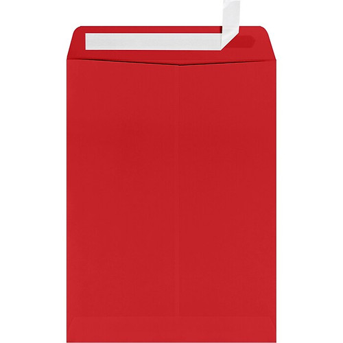 LUX 9" x 12" Open End Window Envelopes, Ruby Red (LUX-1590-18-250)