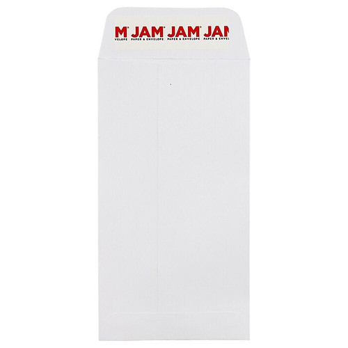 JAM PAPER Self Seal #7 Coin Business Envelopes, 3 1/2" x 6 1/2", White, 50/Pack (356838558I)