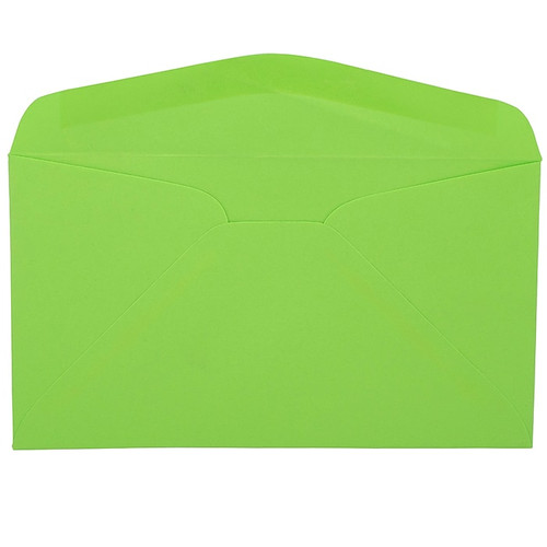 JAM Paper Open End #6 3/4 Invitation Envelope, 3 5/8" x 6 1/2", Light Green, 250/Pack (457611417H)