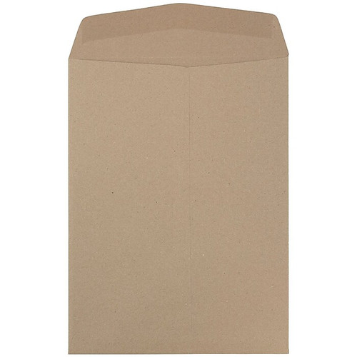 JAM Paper 10 x 13 Open End Catalog Envelopes, Brown Kraft Paper Bag, 100/Pack (6315603)