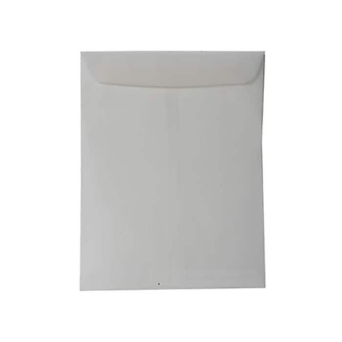 JAM Paper 10 x 13 Open End Catalog Translucent Vellum Envelopes, Clear, Bulk 1000/Carton (02851379C)