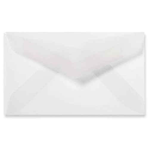 LUX 30lb 2 1/8"x3 5/8" Pointed Flap Mini Envelopes; Clear Translucent, 1000/BX (65dd3417e8837636b11bf5fe_ud)