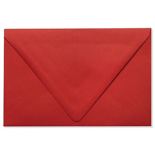 LUX 5 3/4" x 8 3/4" 70lbs. Contour A7 Invitation Envelopes W/Glue, Ruby Red, 50/Pack (65dd3455e8837636b11bf6e8_ud)