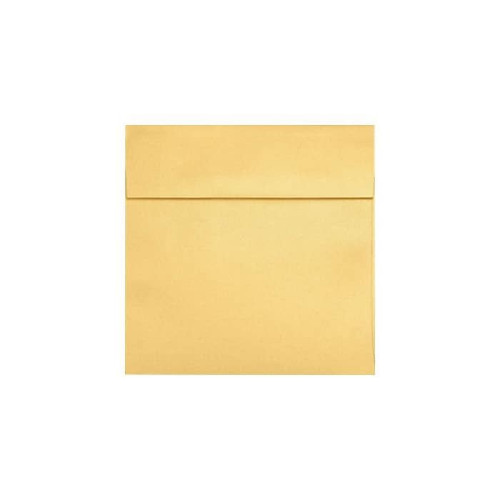 LUX Square Envelopes, 8-1/2" x 8-1/2", Gold Metallic, 1,000ct (8575-07-1M)