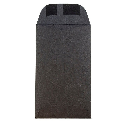 JAM Paper #3 Coin Business Envelopes, 2.5 x 4.25, Black, 50/Pack (356730544i)