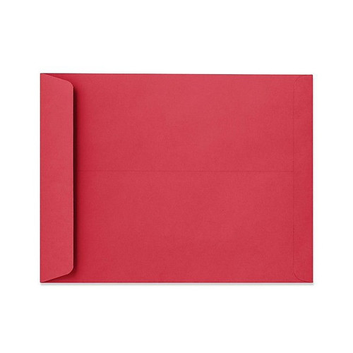 LUX 10" x 13" 60lbs. Open End Envelopes, Holiday Red, 50/Pack (65dd3554e8837636b11bfb05_ud)