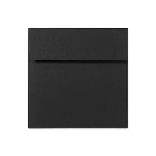LUX 5 1/2 x 5 1/2 Square Envelopes, 250/Box, Midnight Black (F-8515-B-250)