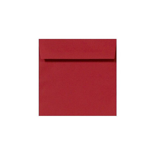 LUX Square Envelopes, 8-1/2" x 8-1/2", Ruby Red, 50 Sheets (LUX-8575-18-50)