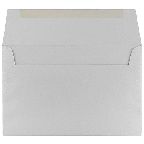 JAM Paper A9 Metallic Invitation Envelopes, 5.75 x 8.75, Stardream Silver, 25/Pack (211817120)