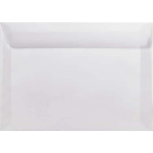 LUX Self Seal Booklet Envelope, 7 1/2" x 10 1/2", Clear Translucent, 50/Pack (E4845-00-50)