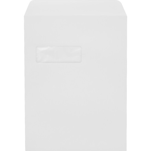 JAM Paper 9 x 12 Open End Window Envelopes, 28lb, White, 1000 Pack (1590PS-1M)