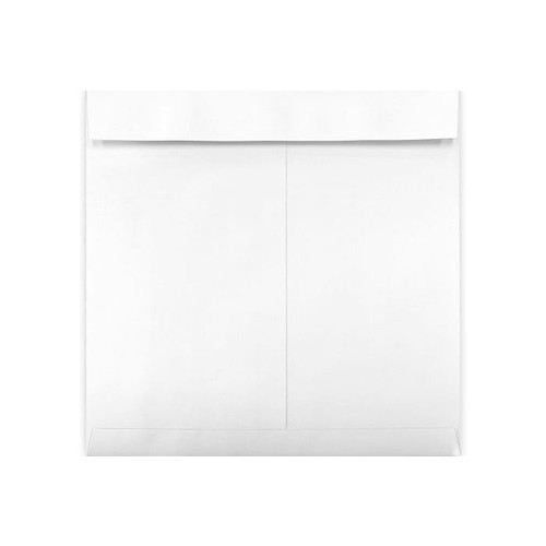 28 lb 12 1/2" x 12 1/2" Peel & Press Square Envelopes, White Wove, 250/Box (65dd3668e8837636b11bff7d_ud)
