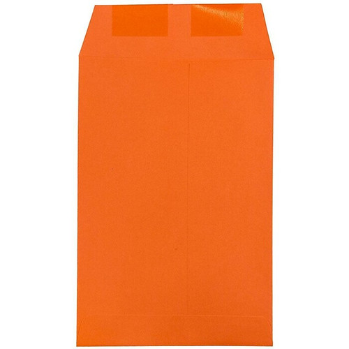 JAM Paper® 6 x 9 Open End Catalog Colored Envelopes, Orange Recycled, 10/Pack (88129B)
