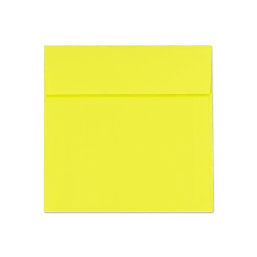 LUX 5 x 5 Square Envelopes, 50/Box, Citrus (8505-20-50)