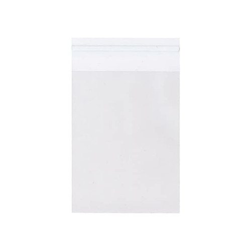 JAM Paper Cello Sleeves with Peel & Seal Closure, A6, 4.9375 x 6.5625, Clear, 100/Pack (A6CELLO)