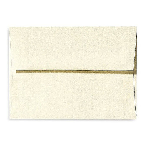 LUX A6 Invitation Envelopes, 4.75" x 6.5", Natural Linen, 250/Box (4875-NLI-250)