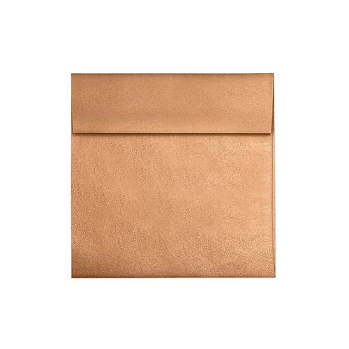 LUX 6 1/2 x 6 1/2 Square Envelopes, 50/Box, Copper Metallic (8535-11-50)