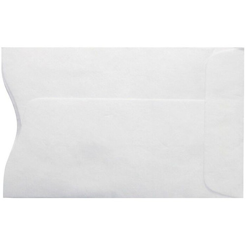 LUX Tyvek Open End #1 Coin Booklet Envelope, 2 1/4" x 3 1/2", Tyvek, 50/Pack (PC1801PL-50)