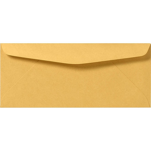 LUX Self Seal #11 Business Envelope, 4 1/2" x 10 3/8", Brown Kraft, 500/Pack (66464-500)