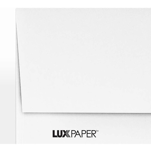 LUX Moistenable Glue A2 Invitation Envelope, 5 3/4" x 4 3/8", Bright White, 1000/Box (72924-1000)