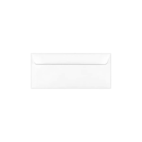 LUX #10 Window Envelopes, 4 1/8" x 9 1/2", 24 lb. White, Machine Insertable, 250 Qty (28460-MI-250)