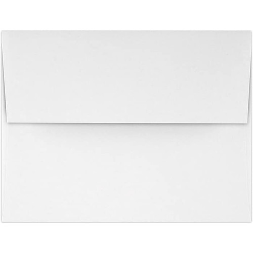 LUX A4 Invitation Envelopes (4 1/4 x 6 1/4) 50/Box, Holiday Red (4872-R-50)