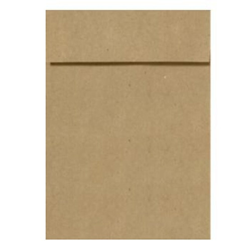 LUX 7 1/4" x 5 1/4" 80lbs. Square Flap Vertical Envelopes W/Peel & Press, Grocery Bag Brown (65dd380de8837636b11c0660_ud)