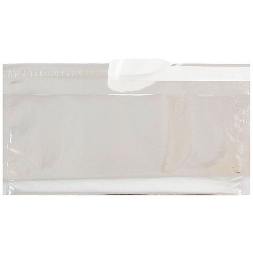 JAM Paper #10 Business Foil Envelopes with Peel & Seal Closure, 4 1/8" x 9 1/2", Silver, 25/Pack (1323306)