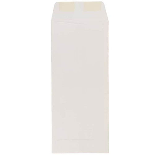 JAM Paper Open End #10 Currency Envelope, 4 1/8" x 9 1/2", White, 50/Pack (49856I)