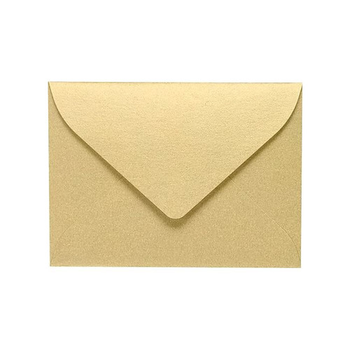 LUX #17 Mini Envelopes (2 11/16 x 3 11/16) 50/Pack, Blonde Metallic (MINSHB-50)