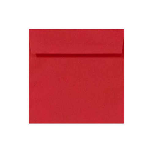 JAM Paper Self Seal Invitation Envelope, 5 1/4 x 5 1/4, Ruby Red, 50/Pack (LUX-8510-18-50)