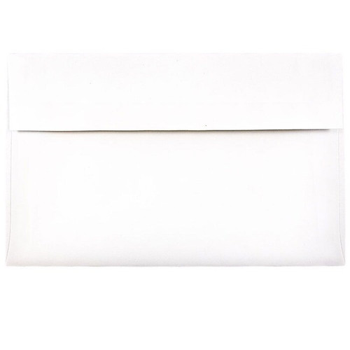 JAM Paper A10 Foil Lined Invitation Envelopes, 6 x 9.5, White with Red Foil, 25/Pack (900905662)