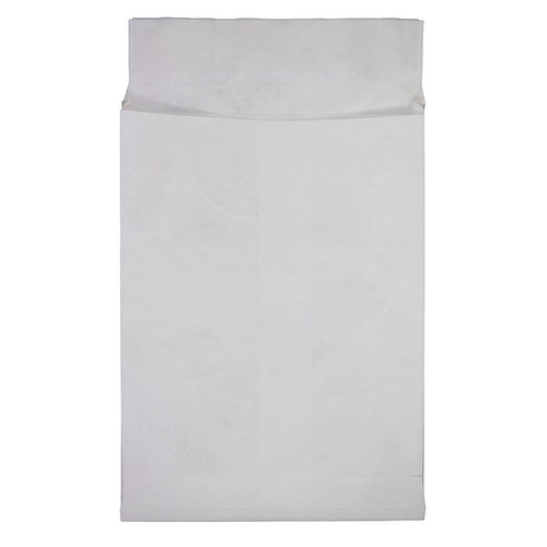 JAM Paper Tyvek Expandable Open End Catalog Envelopes with Peel & Seal Closure, 10 x 13 x 1, White, 250/Box (376634182b)