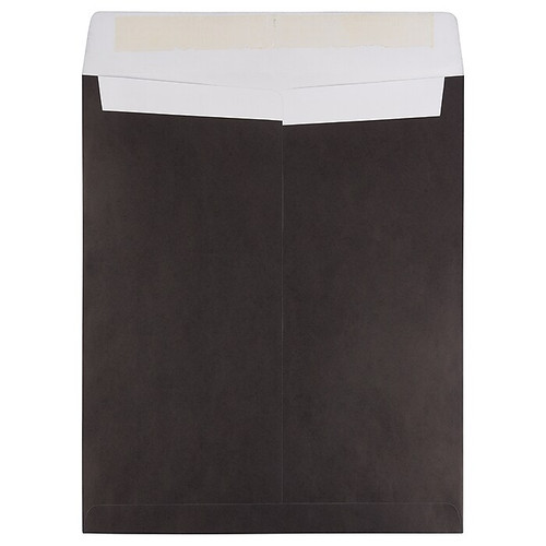 JAM Paper 15 x 18 Open End Catalog Envelopes, Black, 125/Pack (1283276)