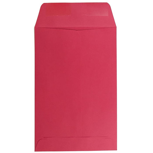 JAM Paper® 6 x 9 Open End Catalog Colored Envelopes, Red Recycled, 10/Pack (V0128139B)