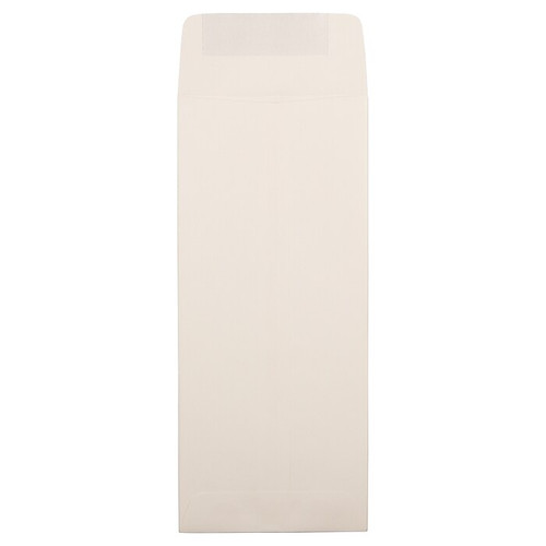 JAM Paper Strathmore Open End #11 Currency Envelope, 4 1/2" x 10 3/8", Natural White, 500/Pack (900905923H)