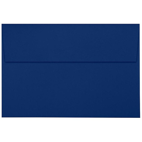 JAM Paper A8 Self Seal Invitation Envelopes,  5 1/2" x 8 1/8", Navy, 500/Pack (4885-103-500)